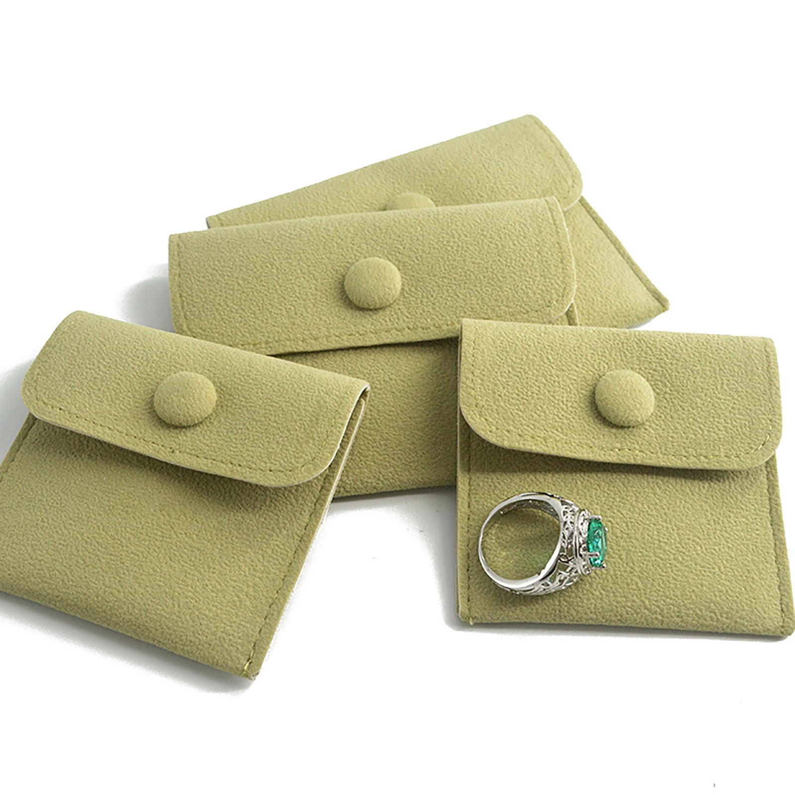 custom velvet jewelry pouch