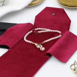 6 Colors Velvet Necklace Pouches