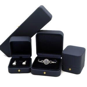 Deep Blue Jewelry Gift Box Jewelry packaging Box